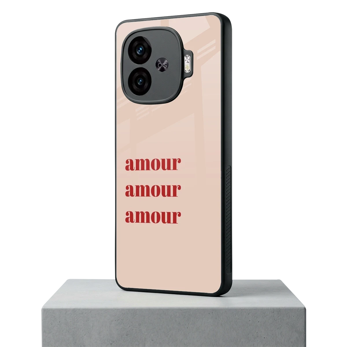 Amore Bliss iqoo neo 10r 5g mobile cover | shockproof glass phone case