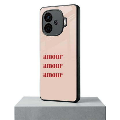 Amore Bliss iqoo neo 10r 5g mobile cover | shockproof glass phone case