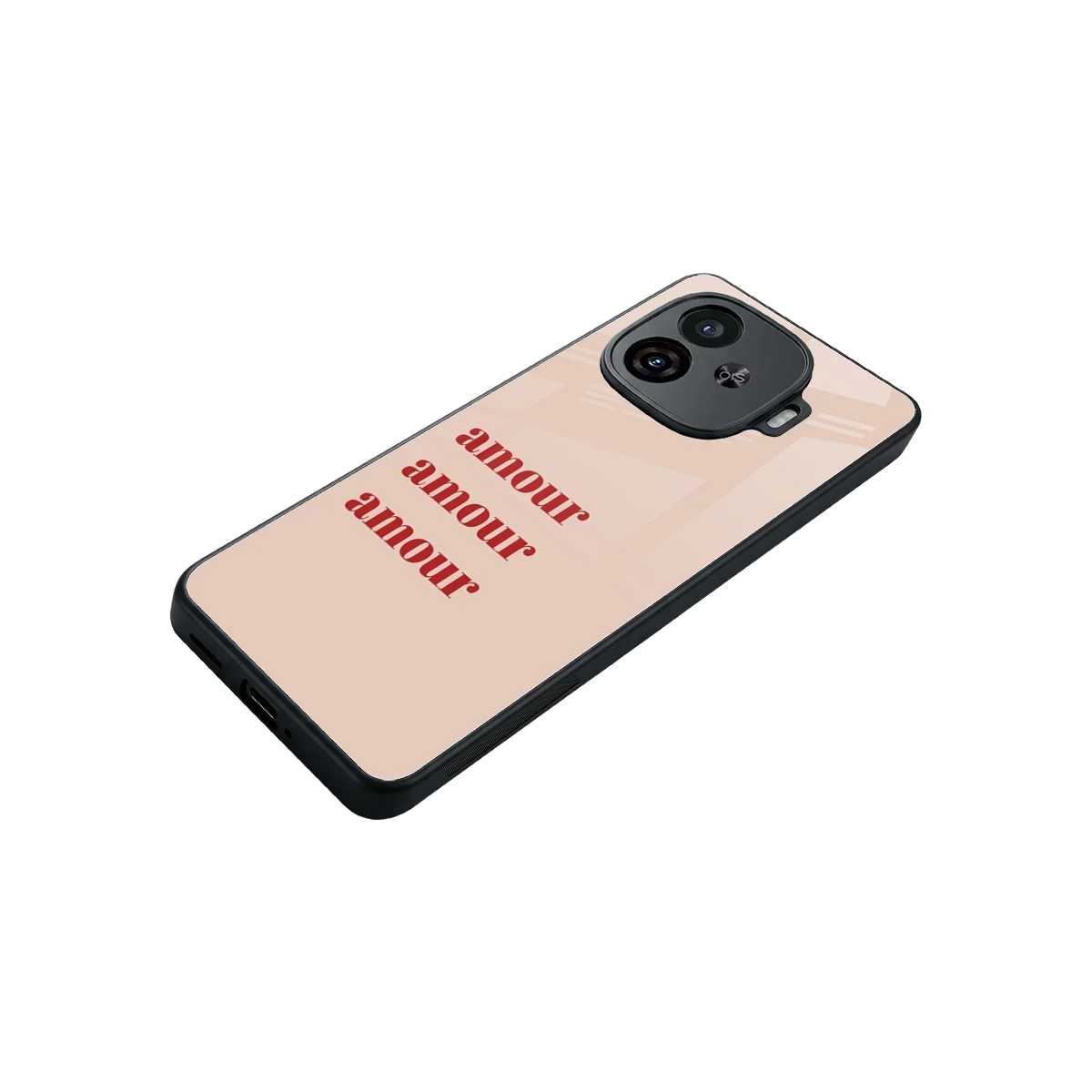 Amore Bliss stylish phone case for iqoo neo 10r 5g | glossy glass and slim fit