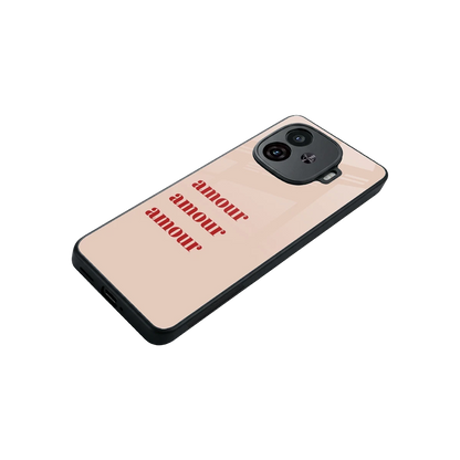 Amore Bliss stylish phone case for iqoo neo 10r 5g | glossy glass and slim fit