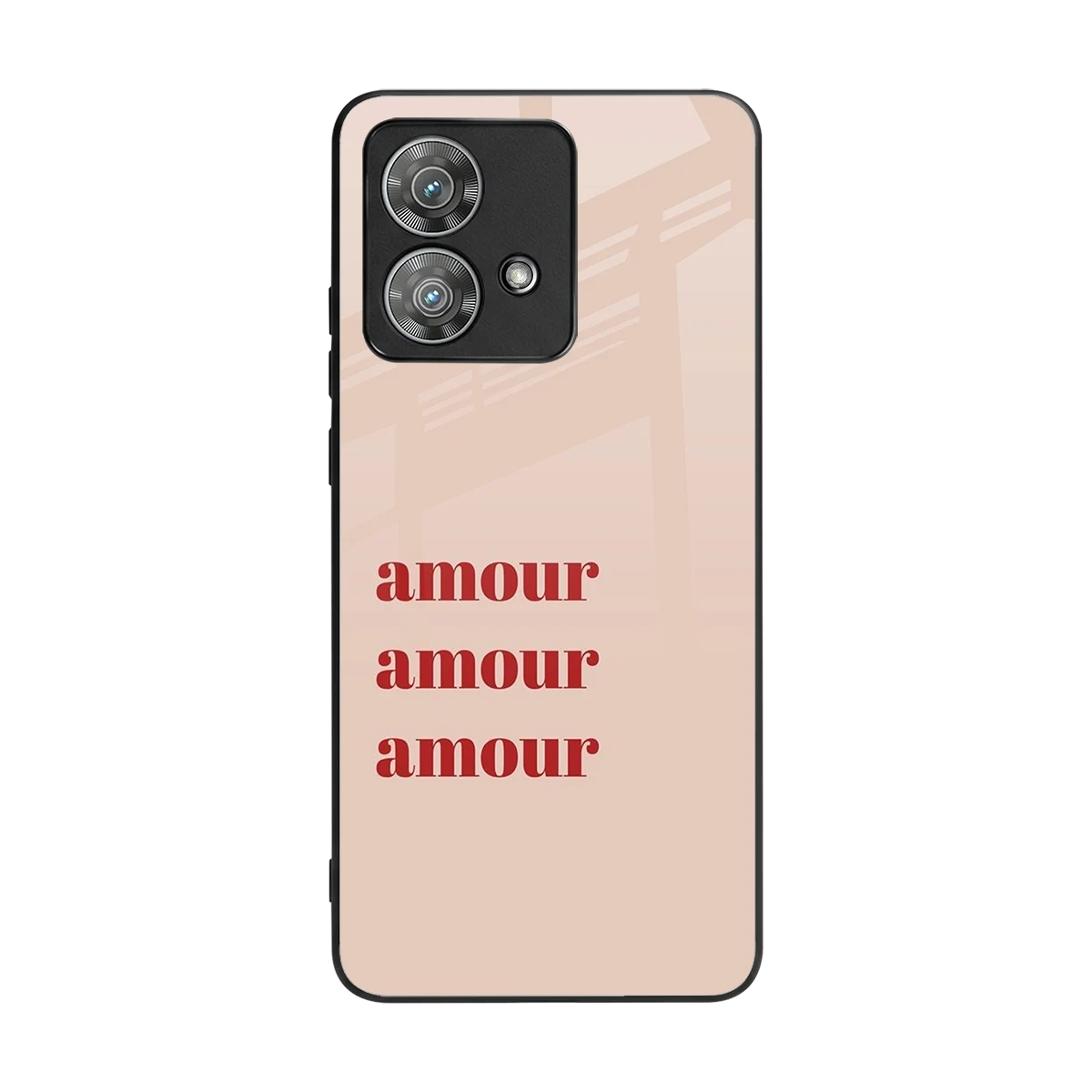 Amore Bliss back phone cover | glass case for motorola edge 40 neo 5g