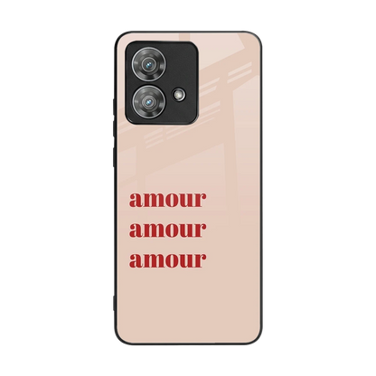 Amore Bliss back phone cover | glass case for motorola edge 40 neo 5g