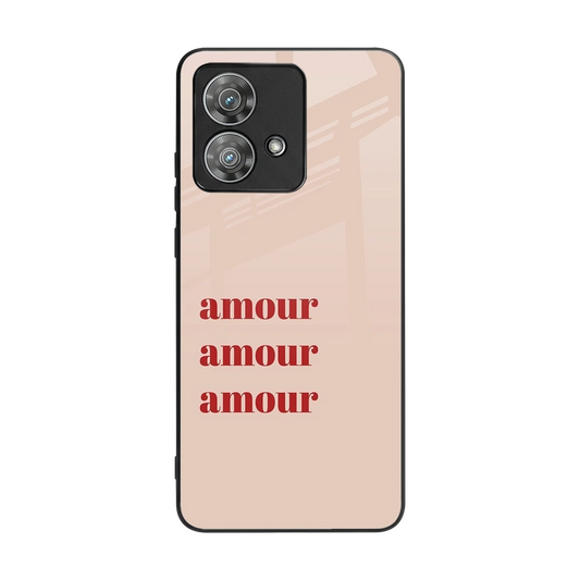 Amore Bliss back phone cover | glass case for motorola edge 40 neo 5g