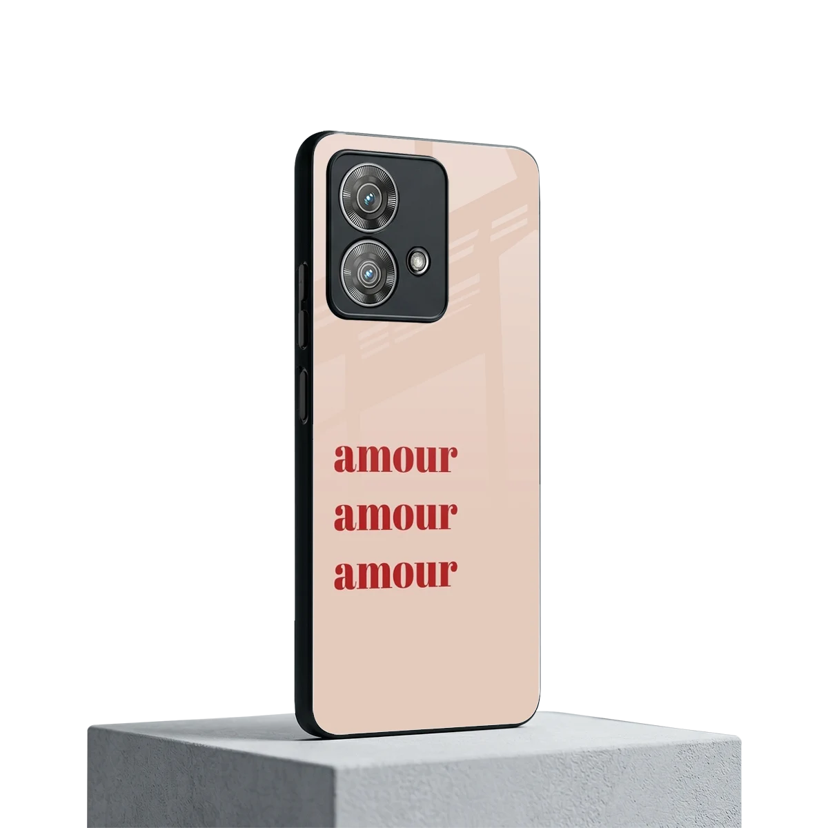 Amore Bliss motorola edge 40 neo 5g mobile cover | shockproof glass phone case