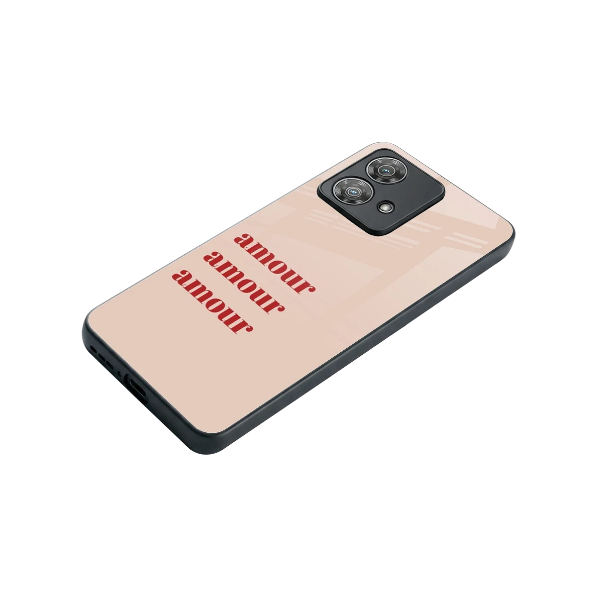 Amore Bliss stylish phone case for motorola edge 40 neo 5g | glossy glass and slim fit