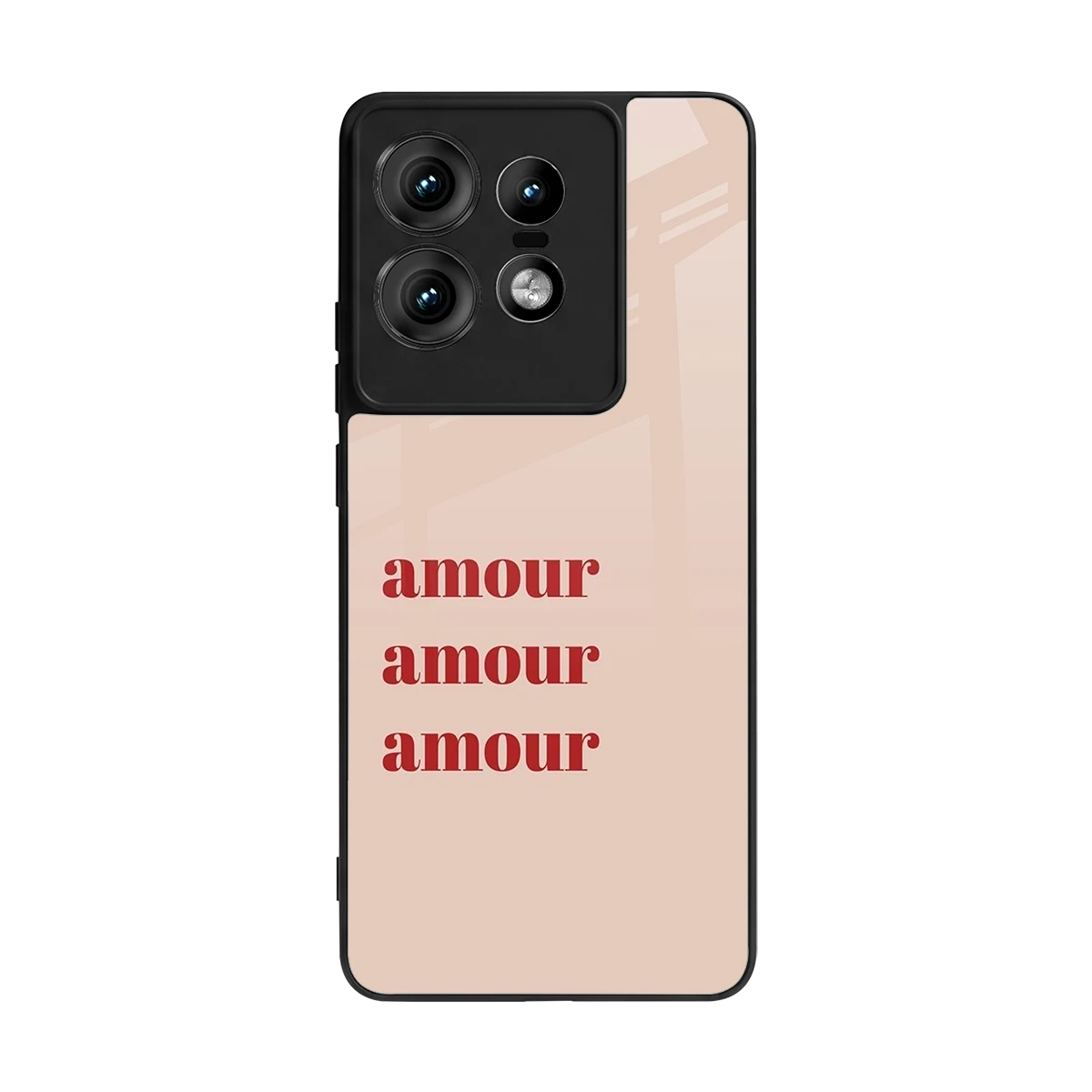 Amore Bliss back phone cover | glass case for motorola edge 50 pro