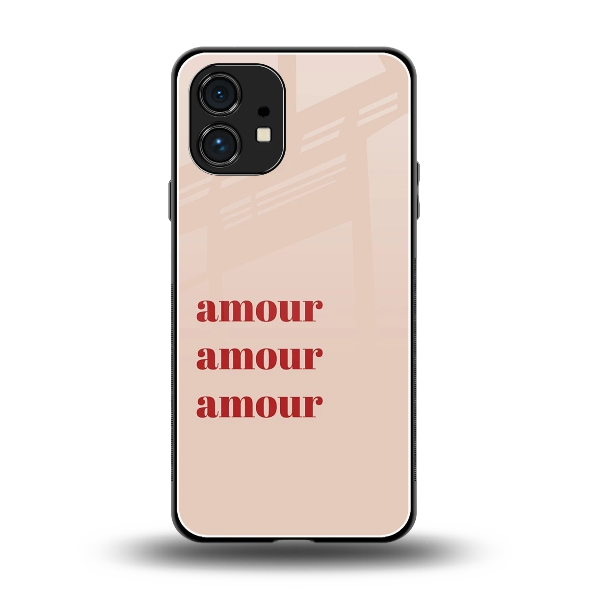 Amore Bliss back phone cover | glass case for nothing phone 1