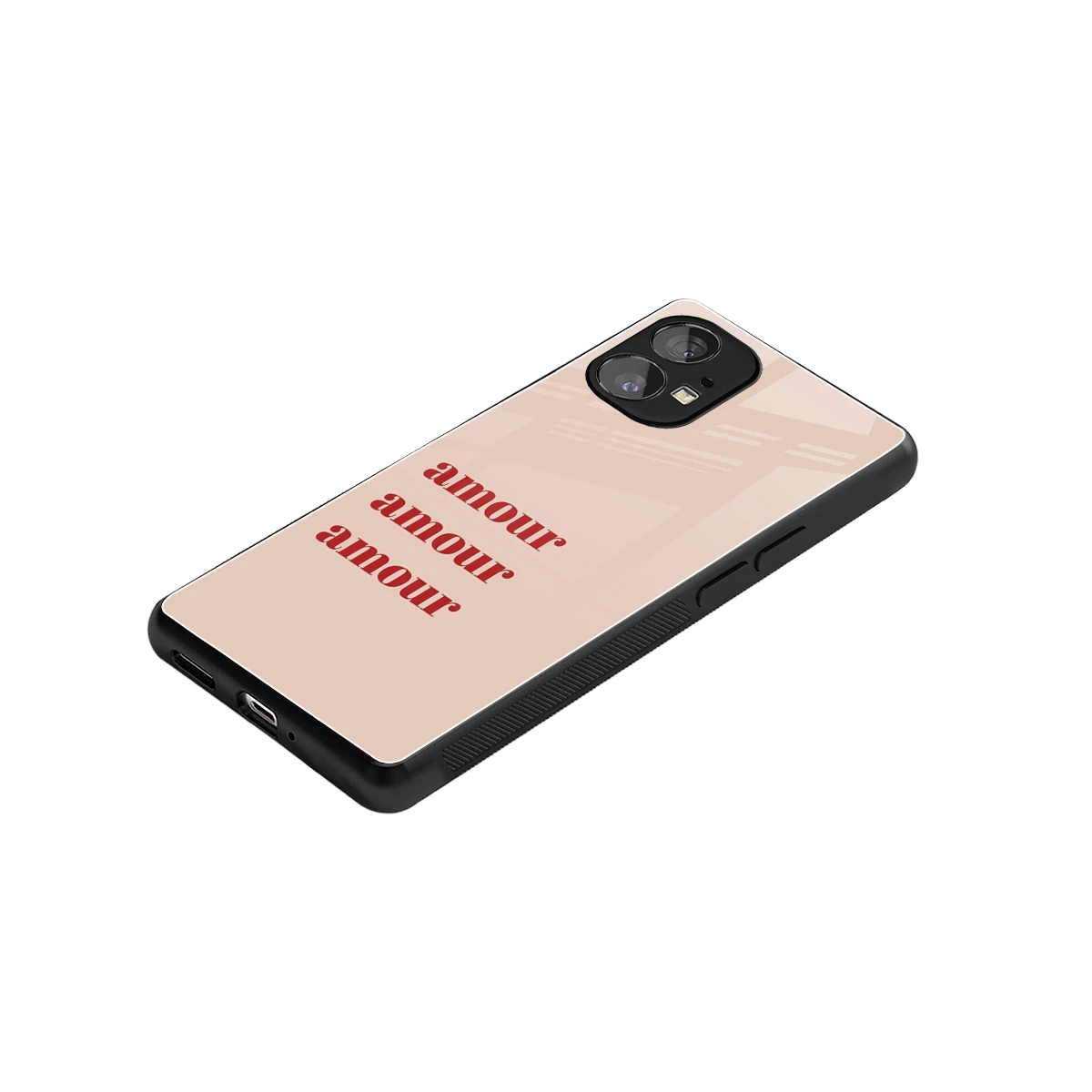 Amore Bliss stylish phone case for nothing phone 1 | glossy glass and slim fit