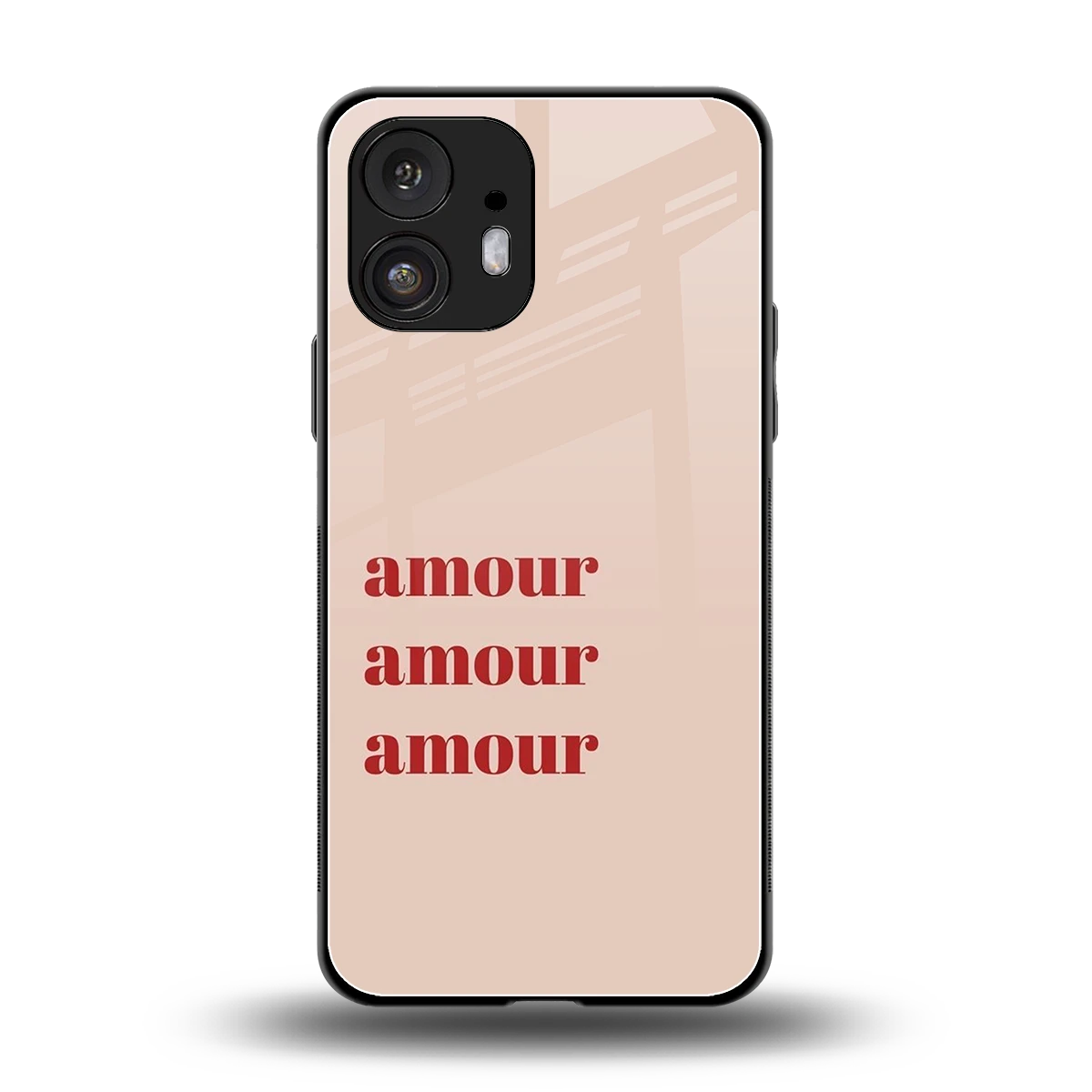 Amore Bliss back phone cover | glass case for nothing phone 2