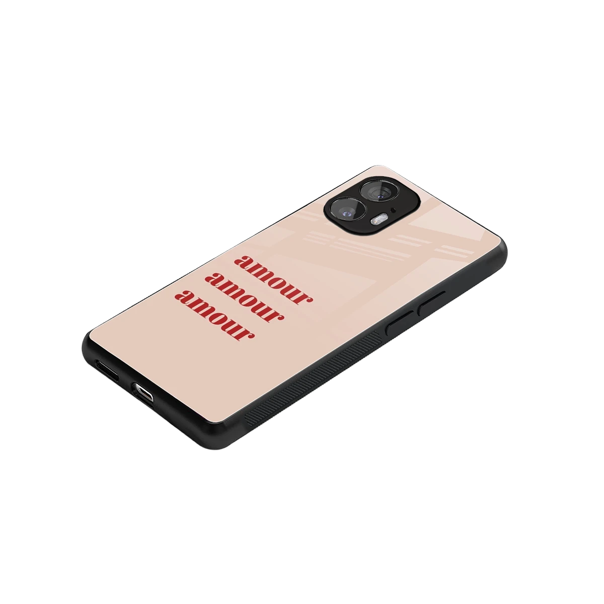 Amore Bliss stylish phone case for nothing phone 2 | glossy glass and slim fit