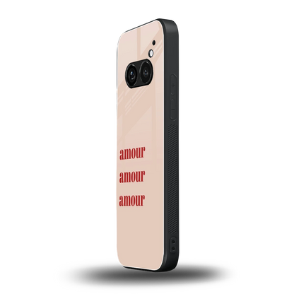 Amore Bliss nothing phone 2a mobile cover | shockproof glass phone case