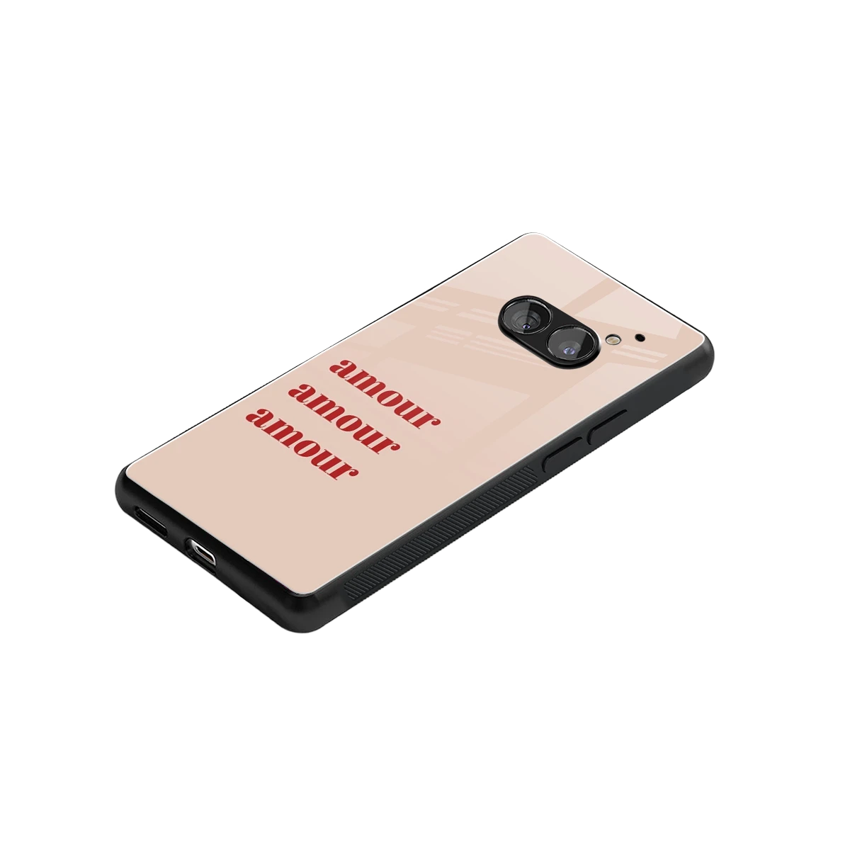 Amore Bliss stylish phone case for nothing phone 2a | glossy glass and slim fit