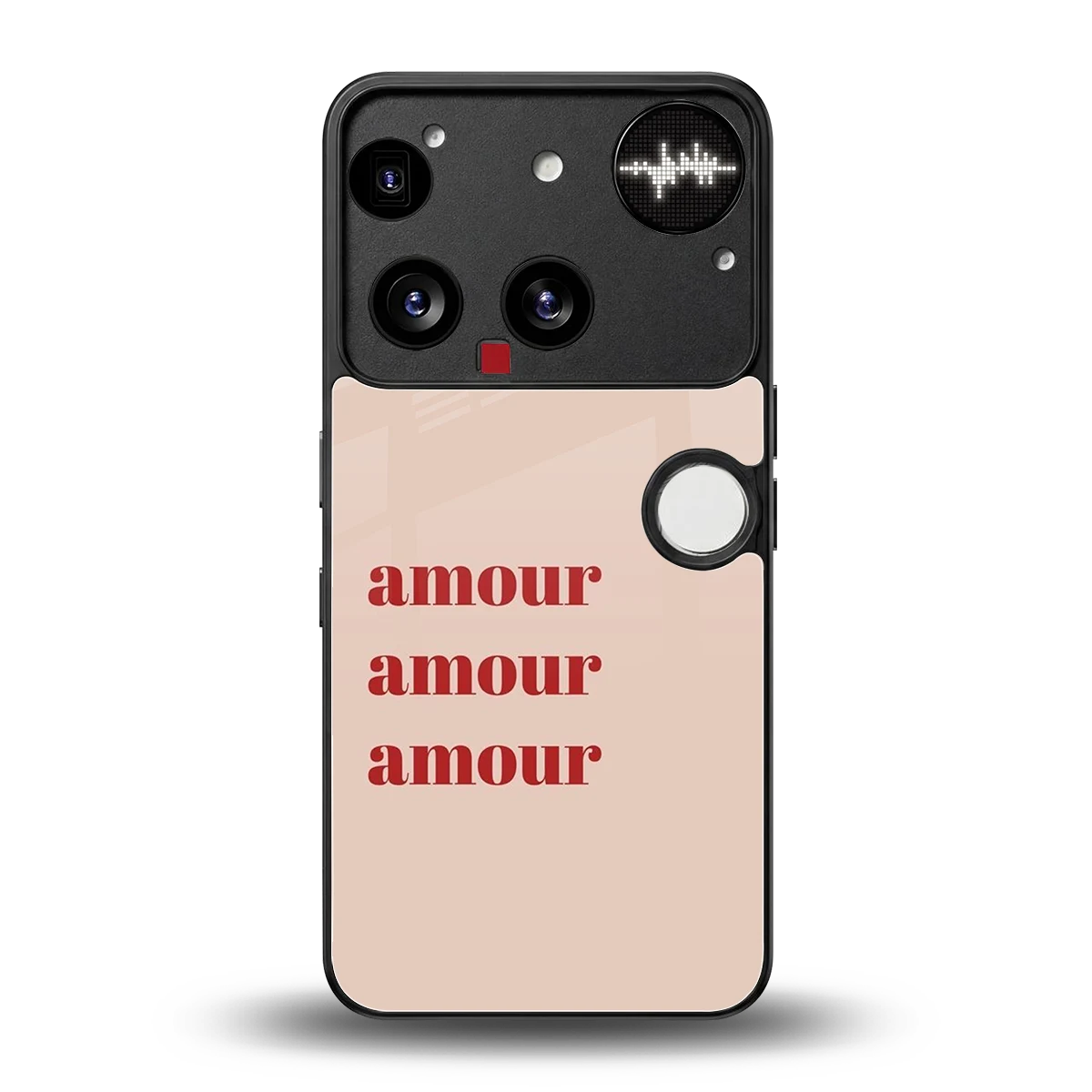 Amore Bliss back phone cover | glass case for nothing phone 3