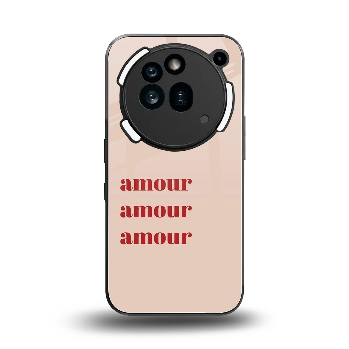 Amore Bliss back phone cover | glass case for nothing phone 3a pro