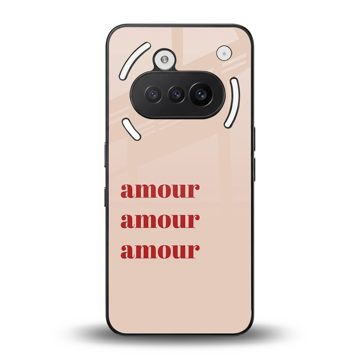Amore Bliss back phone cover | glass case for nothing phone 3a