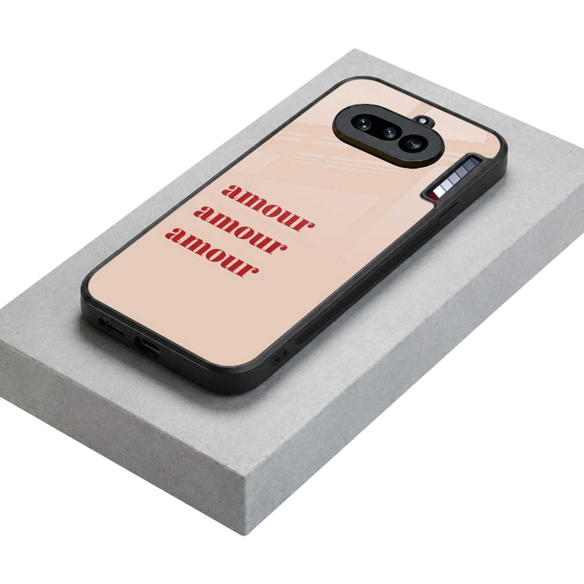 Amore Bliss stylish phone case for nothing phone 4a | glossy glass and slim fit
