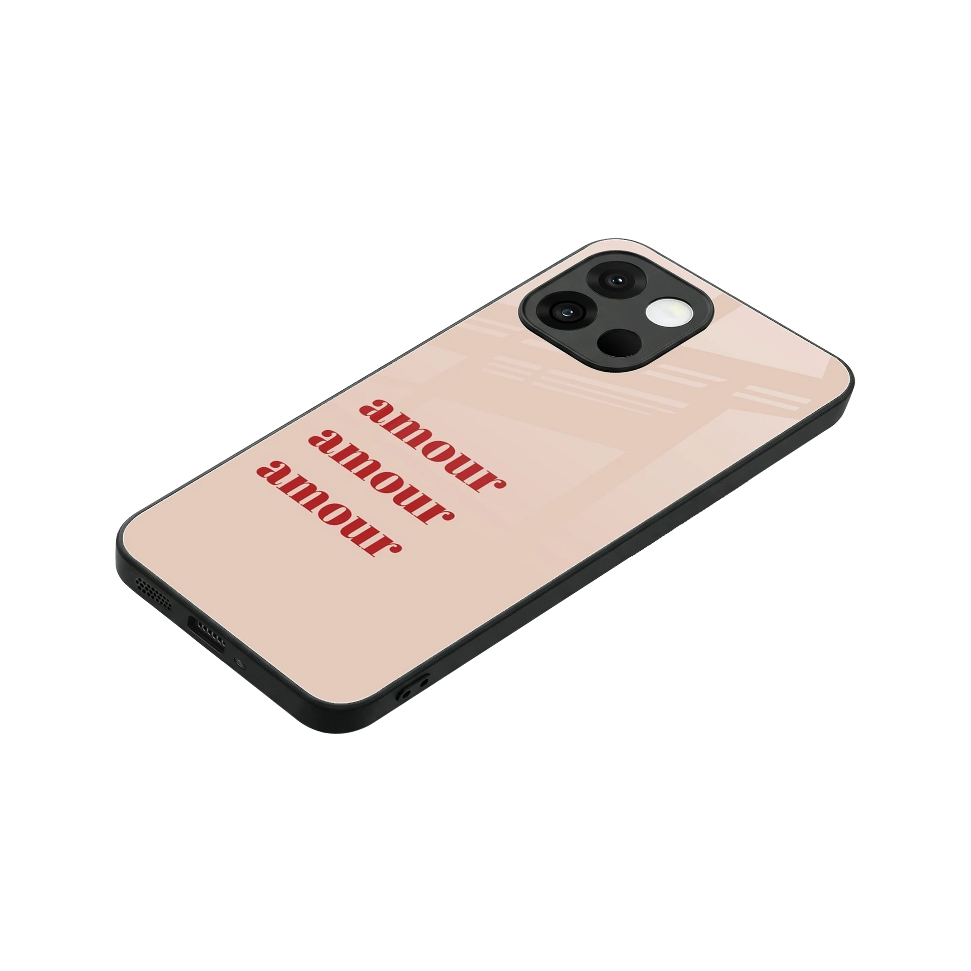 Amore Bliss stylish phone case for oneplus 13s | glossy glass and slim fit
