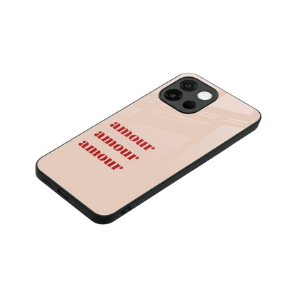 Amore Bliss stylish phone case for oneplus 13s | glossy glass and slim fit