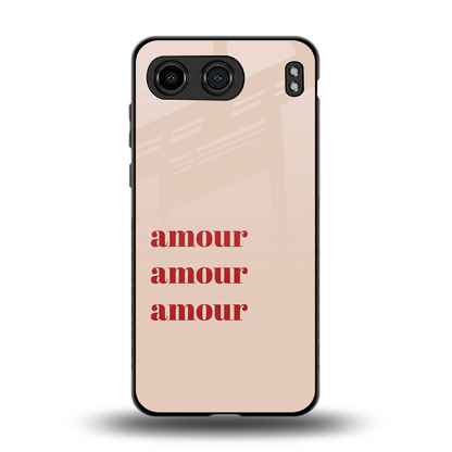 Amore Bliss back phone cover | glass case for oneplus nord 4
