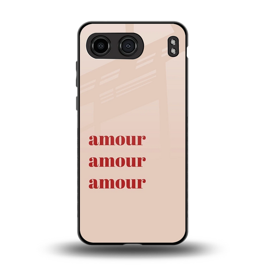 Amore Bliss back phone cover | glass case for oneplus nord 4