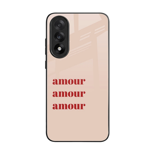 Amore Bliss back phone cover | glass case for oneplus nord 5