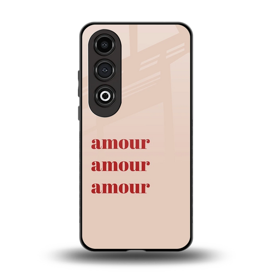 Amore Bliss back phone cover | glass case for oneplus nord ce 4