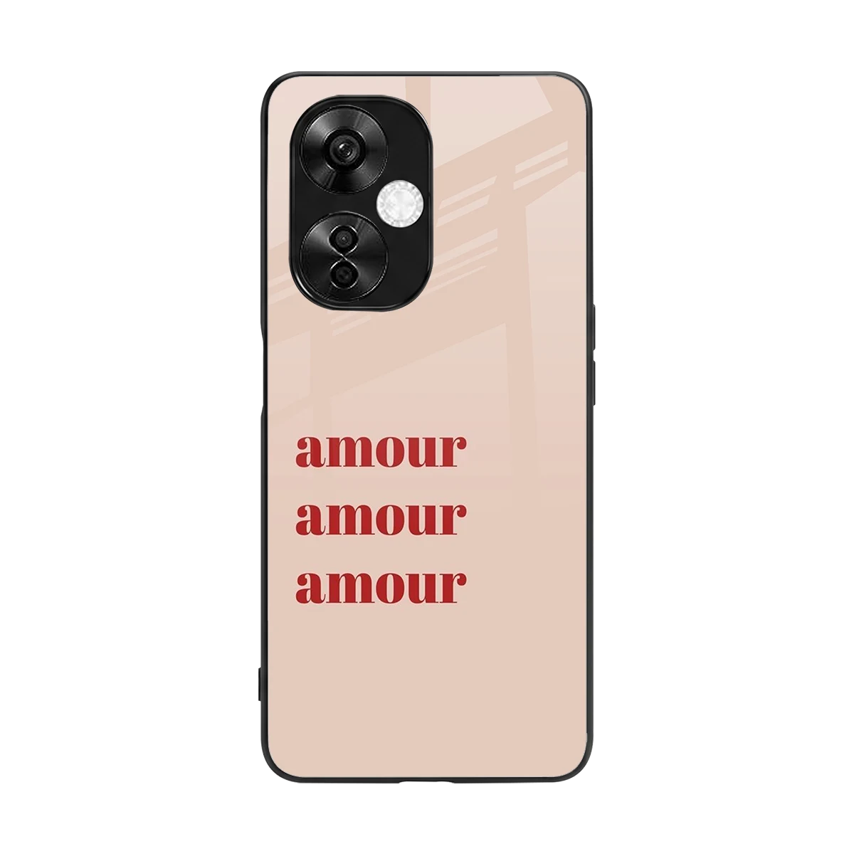 Amore Bliss back phone cover | glass case for oneplus nord ce 3 lite