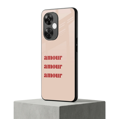 Amore Bliss oneplus nord ce 3 lite mobile cover | shockproof glass phone case