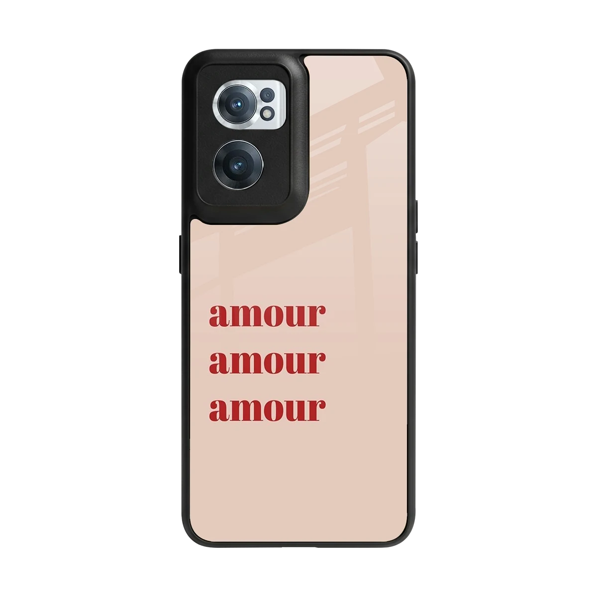 Amore Bliss back phone cover | glass case for oneplus nord ce 2
