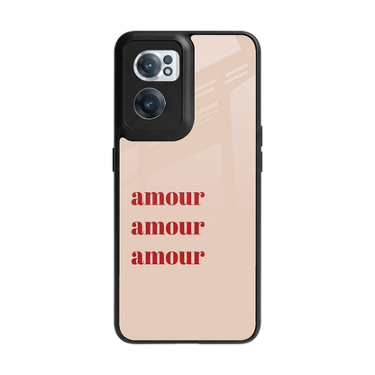 Amore Bliss back phone cover | glass case for oneplus nord ce 2