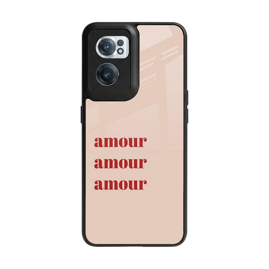 Amore Bliss back phone cover | glass case for oneplus nord ce 2