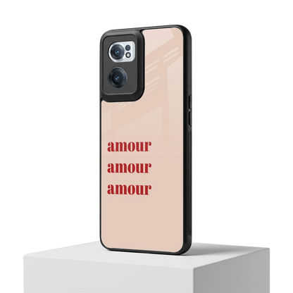 Amore Bliss oneplus nord ce 2 mobile cover | shockproof glass phone case