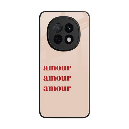 Amore Bliss back phone cover | glass case for oppo f29 pro 5g