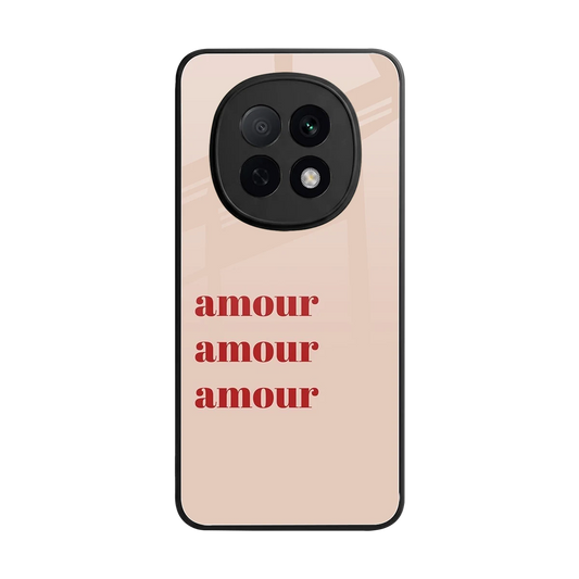 Amore Bliss back phone cover | glass case for oppo f29 pro 5g