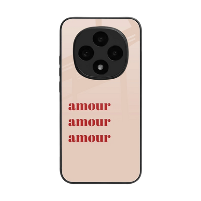 Amore Bliss back phone cover | glass case for oppo f31 pro 5g