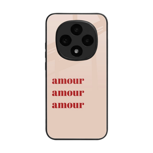 Amore Bliss back phone cover | glass case for oppo f31 pro 5g
