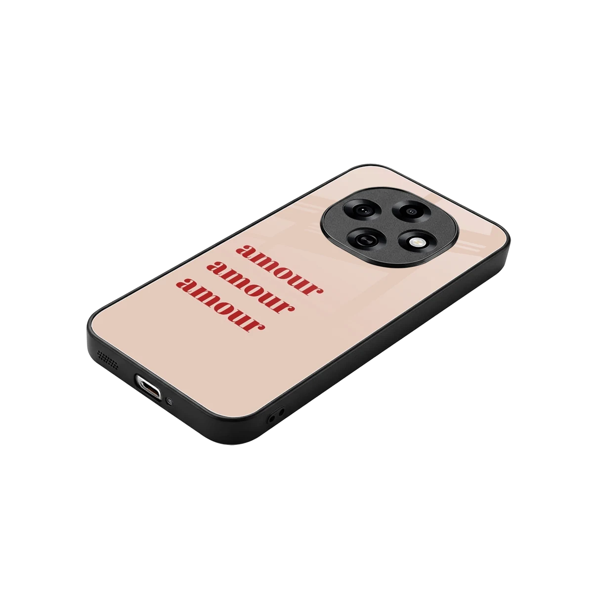 Amore Bliss stylish phone case for oppo f31 pro 5g | glossy glass and slim fit