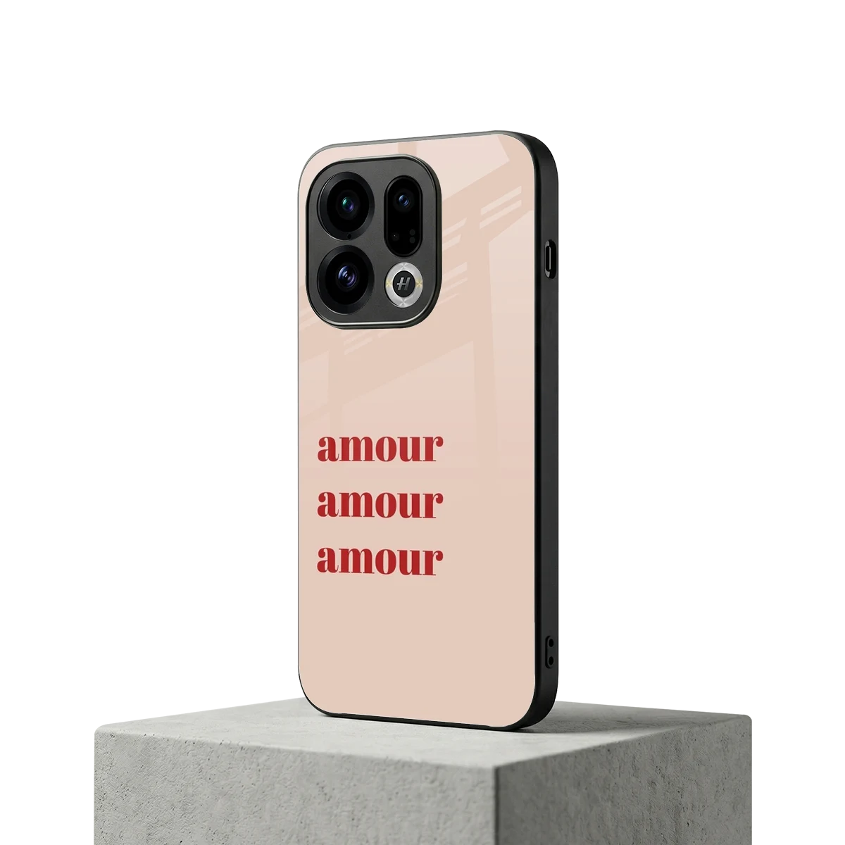Amore Bliss oppo find x9 mobile cover | shockproof glass phone case