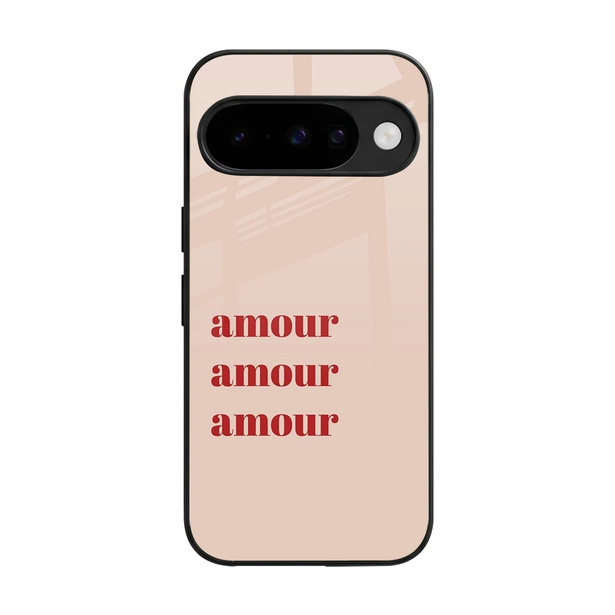 Amore Bliss back phone cover | glass case for google pixel 10