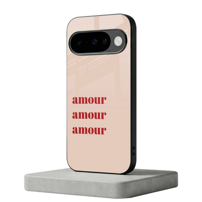 Amore Bliss google pixel 10 mobile cover | shockproof glass phone case