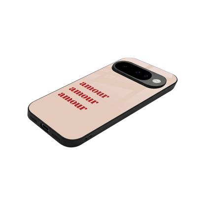 Amore Bliss stylish phone case for google pixel 10 | glossy glass and slim fit