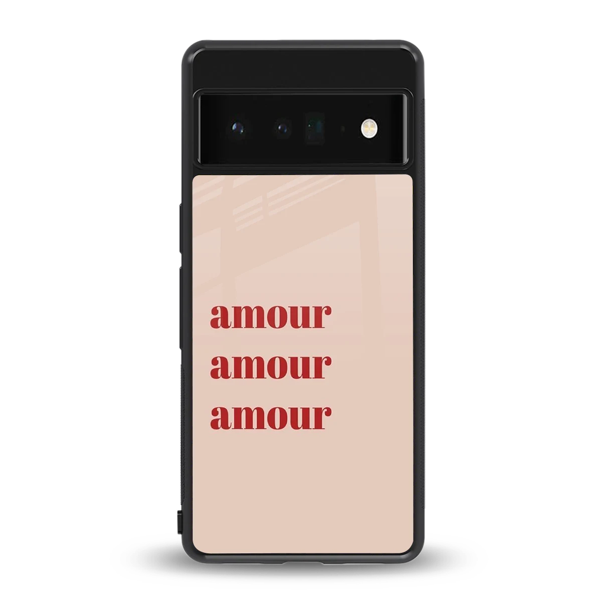 Amore Bliss back phone cover | glass case for google pixel 6 pro