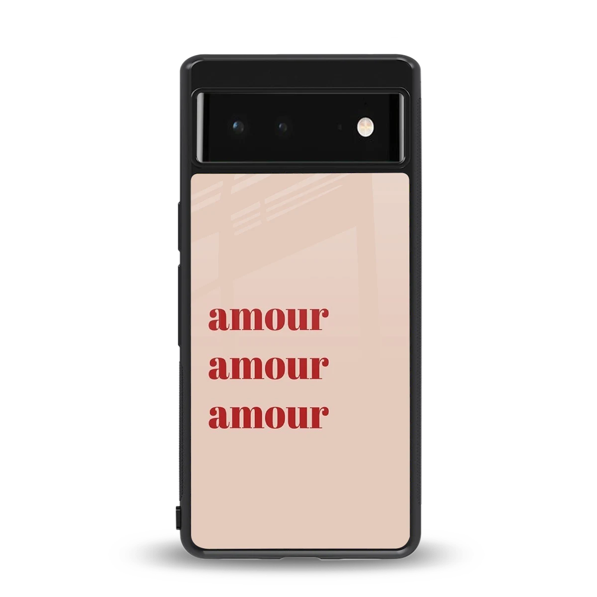 Amore Bliss back phone cover | glass case for google pixel 6a