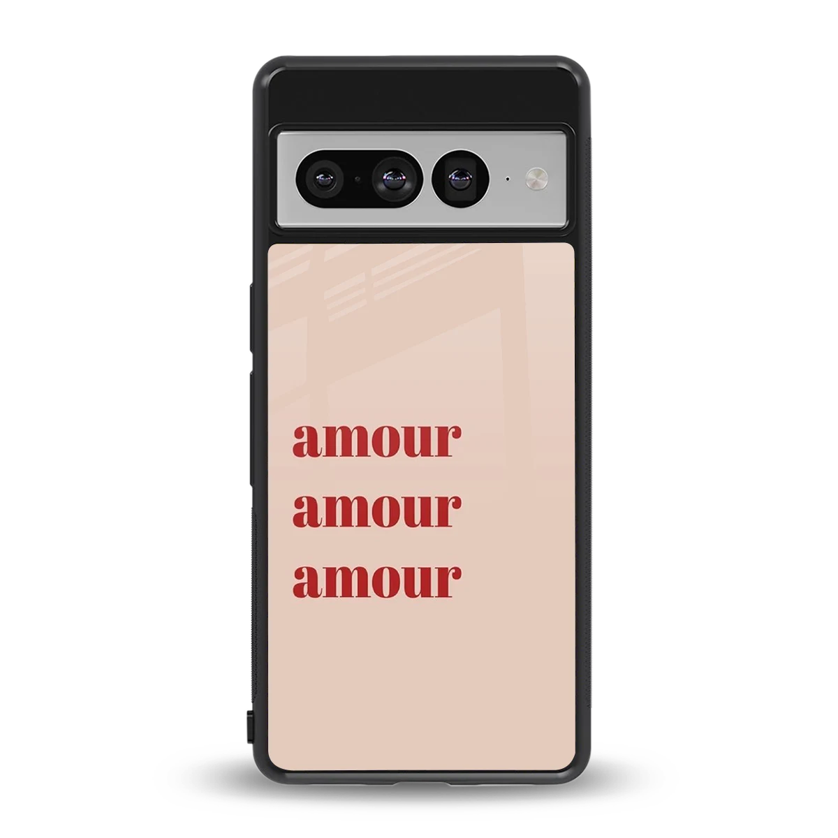 Amore Bliss back phone cover | glass case for google pixel 7 pro