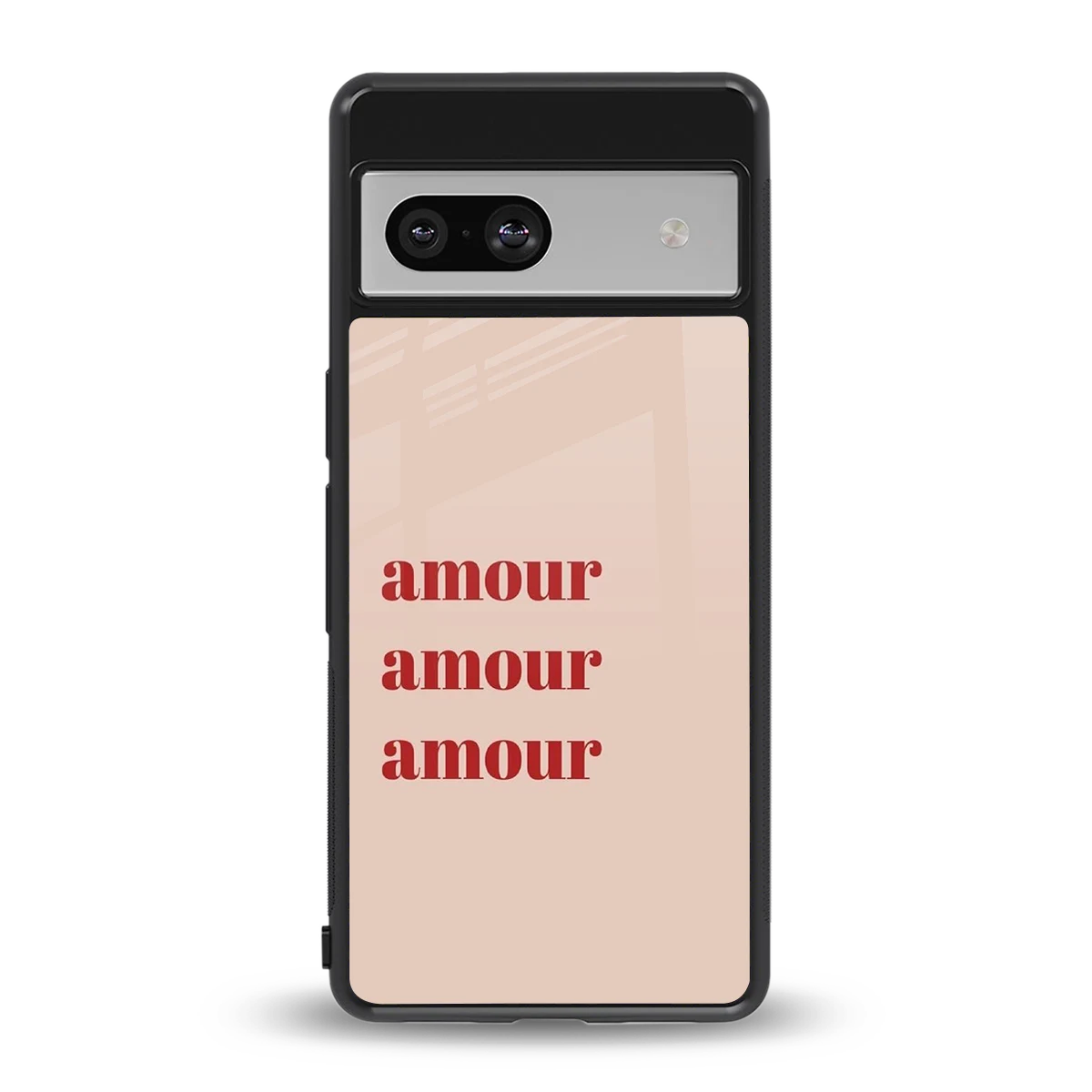 Amore Bliss back phone cover | glass case for google pixel 7a
