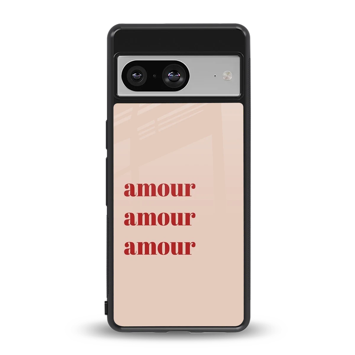 Amore Bliss back phone cover | glass case for google pixel 8
