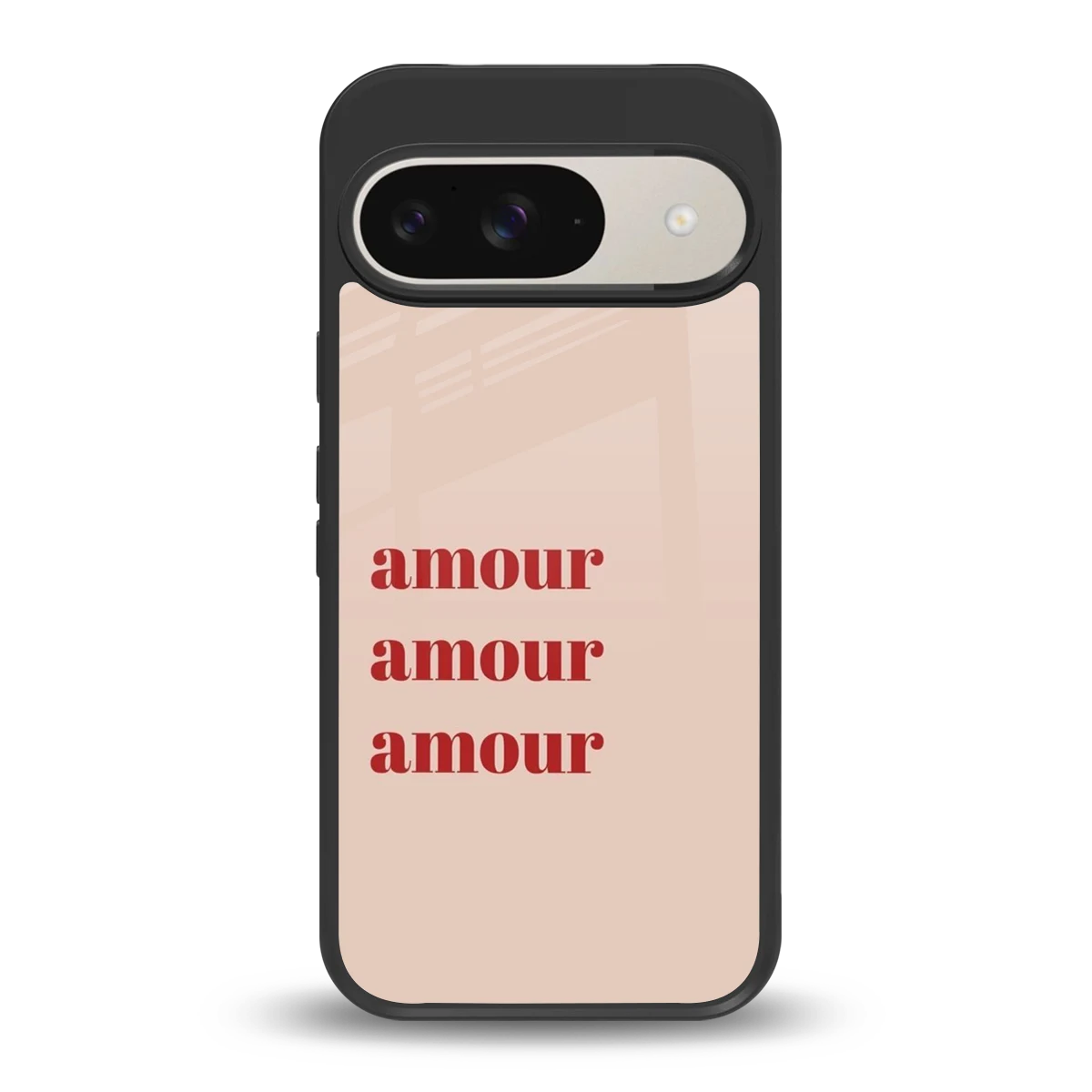 Amore Bliss back phone cover | glass case for google pixel 9