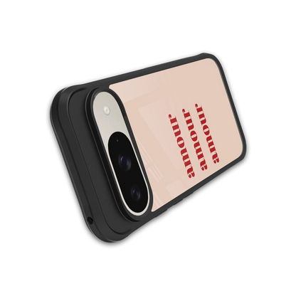 Amore Bliss stylish phone case for google pixel 9 | glossy glass and slim fit