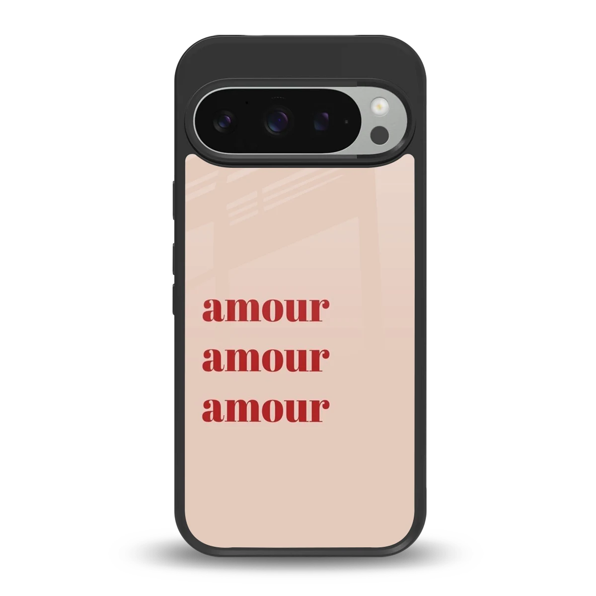 Amore Bliss back phone cover | glass case for google pixel 9 pro
