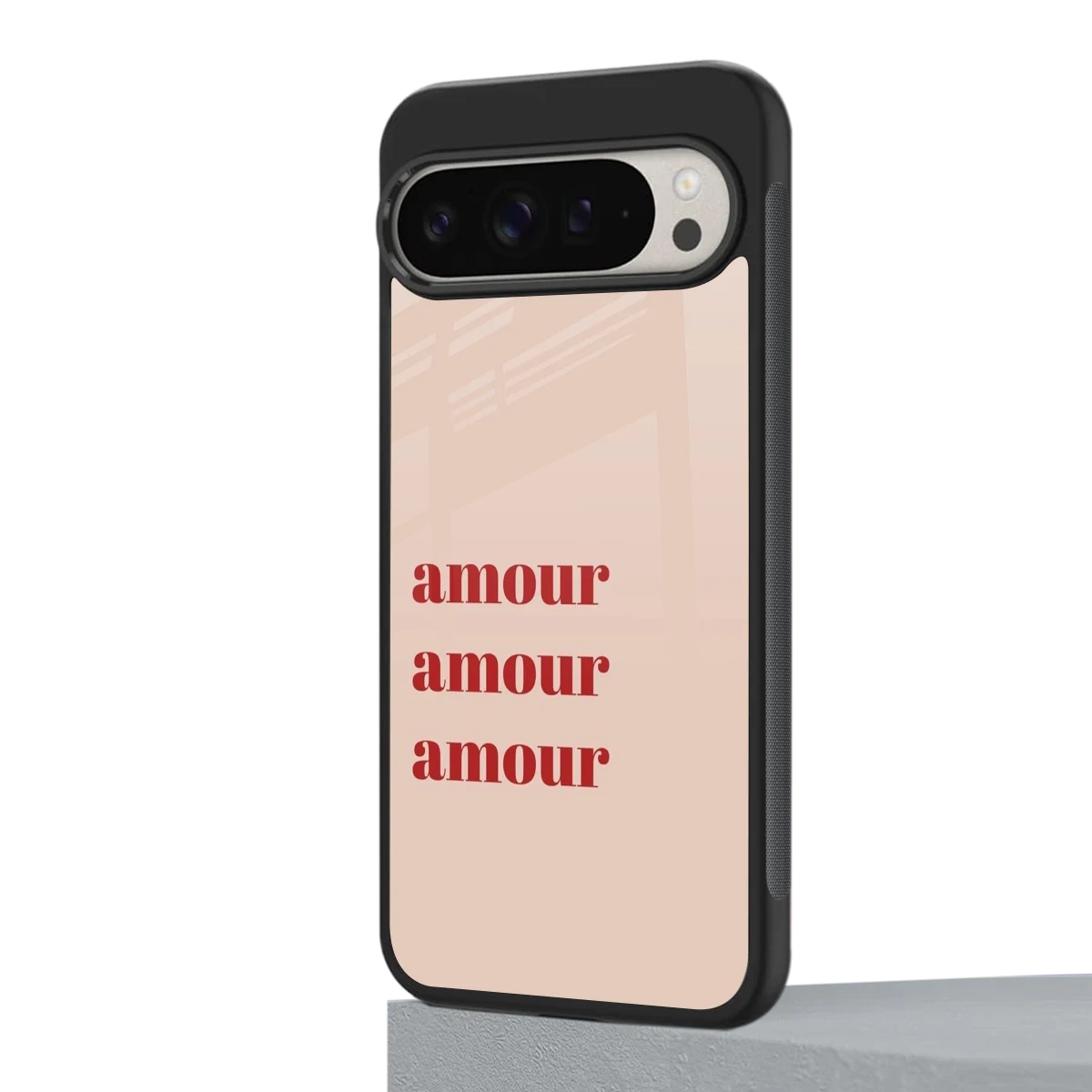 Amore Bliss google pixel 9 pro mobile cover | shockproof glass phone case